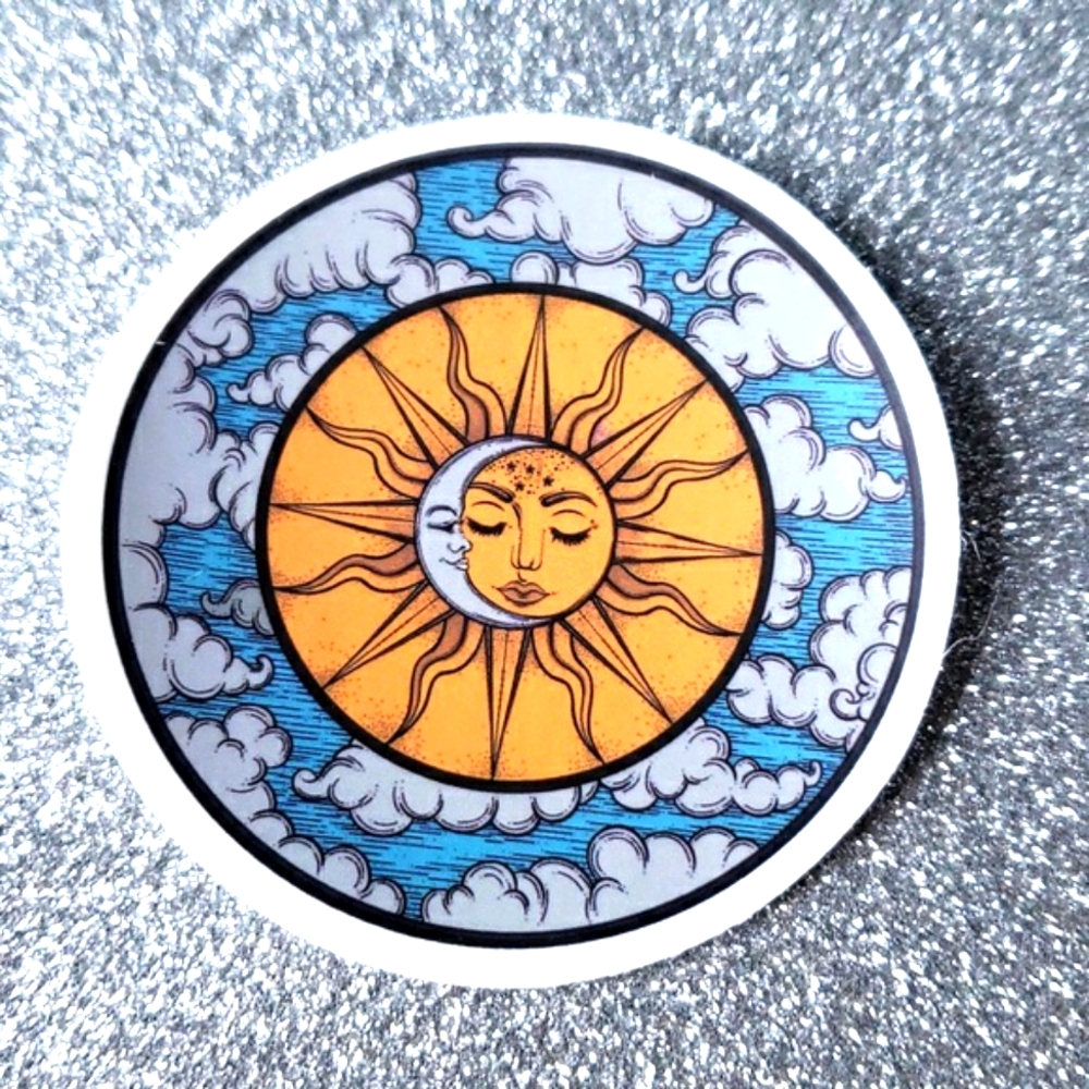 10/$10 CELESTIAL waterproof Sticker CLOUDS